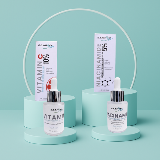 Vitamin C & Niacinamide Face Serums - Combo Deal